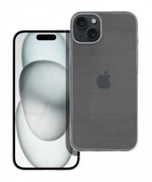 CLEAR Tok – Praktikus Védelem iPhone 15 Plus-hoz Átlátszó színben