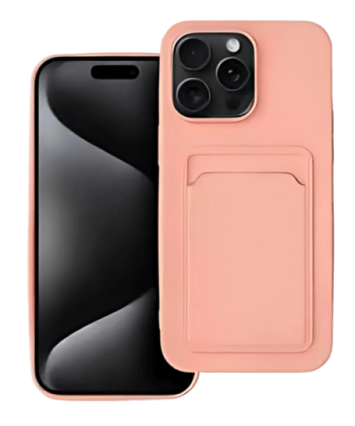 CARD Tok iPhone 15 Pro Max – Stílusos és Praktikus Védelem rózsaszín színben