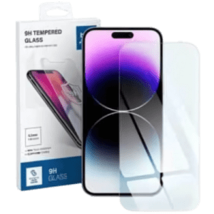 Edzett Üveg Blue Star – iPhone 15 Plus 5D Teljes ragasztási felület Fekete Kerettel