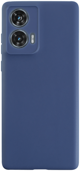 Motorola Edge 50 Fusion szilikon tok kameravédővel matt sötétkék