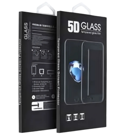 5D Full Glue Edzett Üveg – iPhone 15 Fekete kerettel