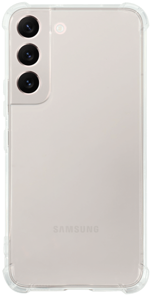 Samsung Galaxy S22 5G (SM-S901B) szilikon tok közepesen ütésálló légpárnás sarok kameravédővel átlátszó