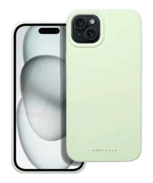 ROAR Tok CLOUD SKIN – Stílusos védelem iPhone 15 Plus-hoz, világoszöld színben