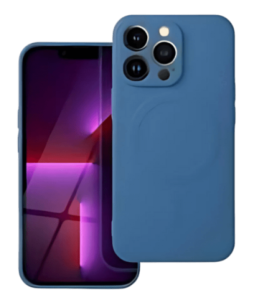 SILICONE MAG COVER tok MagSafe kompatibilitással iPhone 13 Pro készülékhez – Kék színben