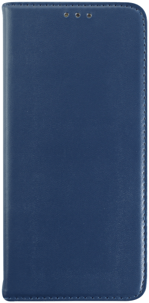 Motorola Moto E14 oldalra nyíló flipes bőrtok asztali tartó funkciós sötétkék