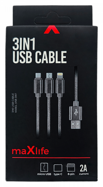 Xiaomi Redmi Note 9T USB kábel ezüst