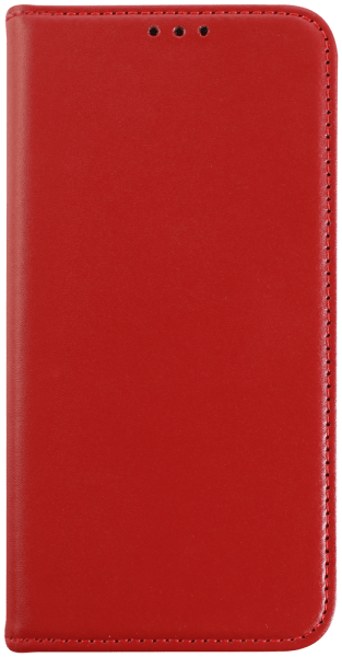 Apple iPhone 16 Pro oldalra nyíló flipes bőrtok valódi bőr piros