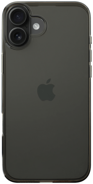 Apple iPhone 16 Plus szilikon tok átlátszó füstszínű