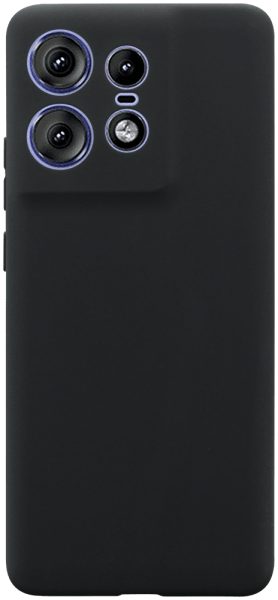 Motorola Edge 50 Pro szilikon tok kameravédővel matt fekete
