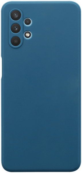 Samsung Galaxy A32 5G (SM-A326) szilikon tok kameravédővel matt sötétkék