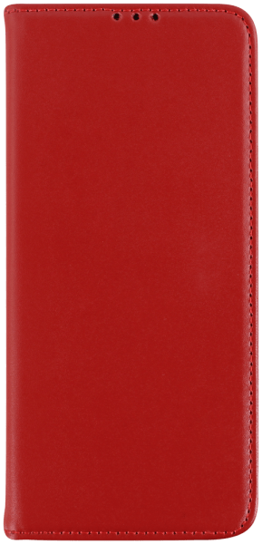 Xiaomi Redmi Note 13 5G oldalra nyíló flipes bőrtok valódi bőr piros