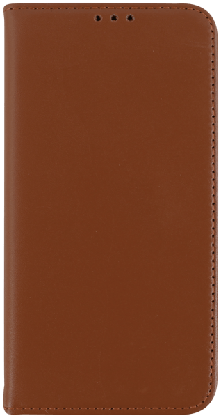 Apple iPhone 16 oldalra nyíló flipes bőrtok valódi bőr barna