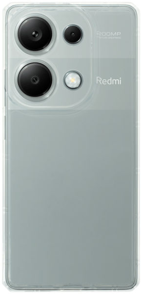 Xiaomi Redmi Note 13 Pro 4G szilikon tok közepesen ütésálló légpárnás keret kameravédővel átlátszó
