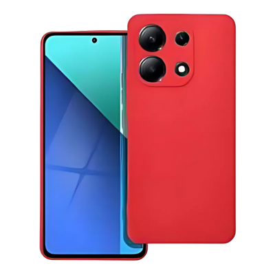 Forcell Soft tok – Elegáns védelem a XIAOMI Redmi Note 13 4G piros színben!