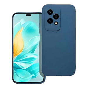 Honor 200 Lite szilikon tok kameravédővel matt sötétkék