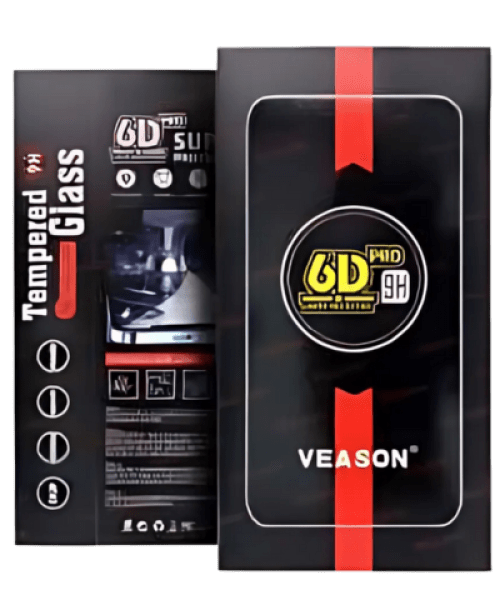 6D Pro Veason edzett üveg - Samsung Galaxy S24 Ultra, fekete