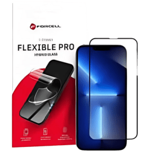 Forcell Rugalmas nano üveg 5D - Samsung Galaxy S24 Ultra, fekete