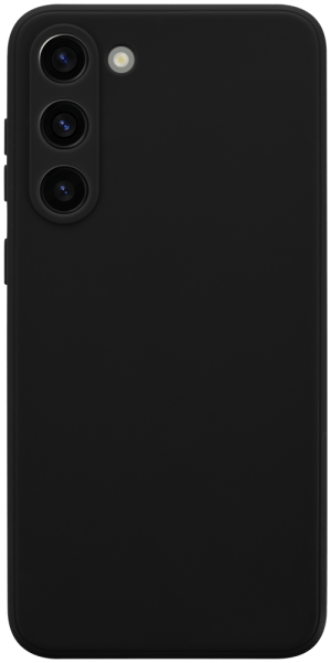 Samsung Galaxy S23 Plus (SM-S916B) szilikon tok kameravédővel matt fekete