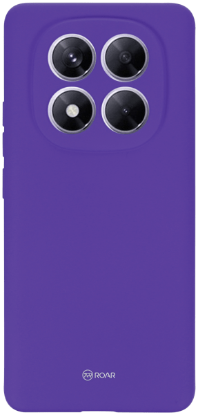 Xiaomi Redmi Note 14 Pro 5G szilikon tok gyári ROAR kameravédővel lila
