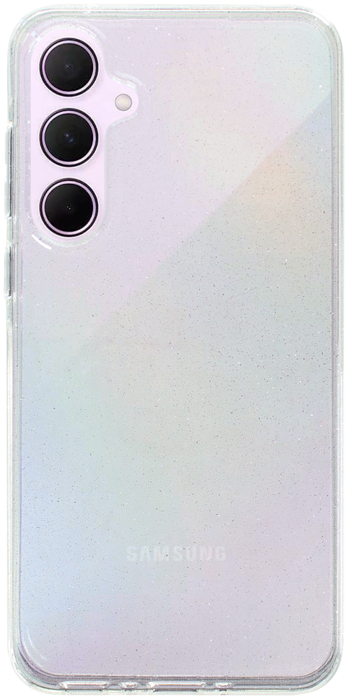 Samsung Galaxy A35 5G (SM-A356B) szilikon tok csillogó átlátszó