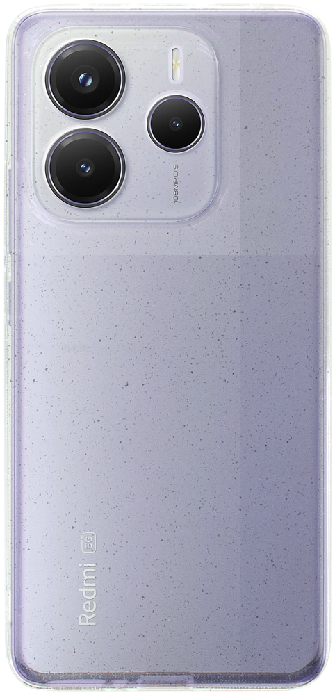 Xiaomi Redmi Note 14 5G szilikon tok kameravédővel csillogó átlátszó
