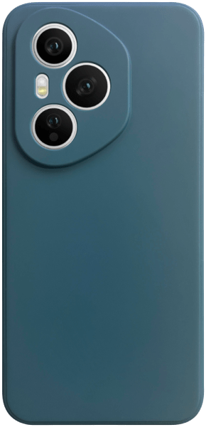 Honor 400 Pro szilikon tok kameravédővel matt sötétkék