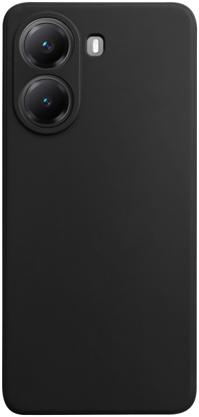 Xiaomi Poco X7 Pro szilikon tok kameravédővel matt fekete