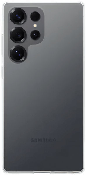 Samsung Galaxy S25 Ultra (SM-S938B) kemény hátlap SUPER CLEAR HYBRID szilikon kerettel átlátszó