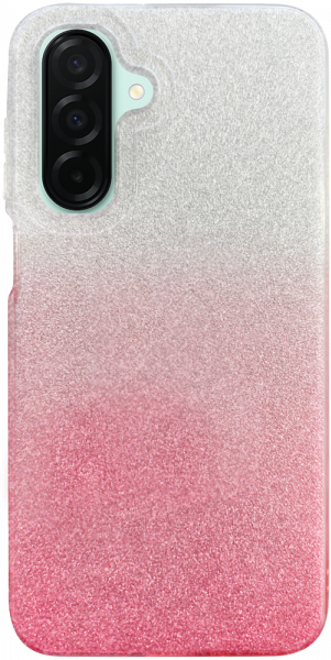 Samsung Galaxy A26 5G (SM-A266B/DS) szilikon tok csillogó hátlap rózsaszín/ezüst