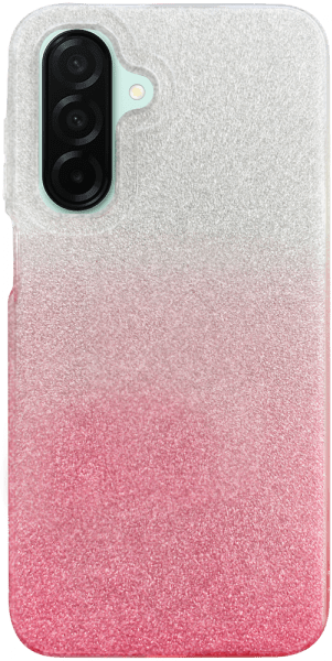 Samsung Galaxy A26 5G (SM-A266B/DS) szilikon tok csillogó hátlap rózsaszín/ezüst