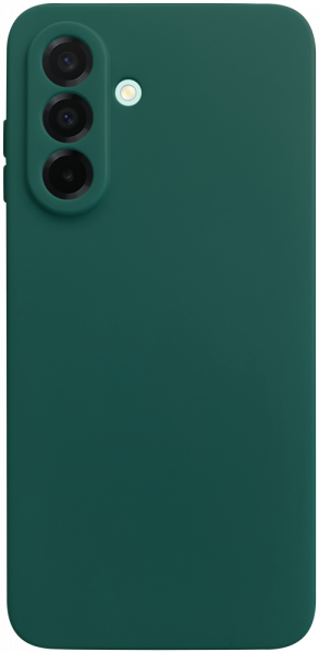 Samsung Galaxy A26 5G (SM-A266B/DS) szilikon tok kameravédővel matt sötétzöld