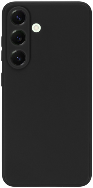 Samsung Galaxy S25 (SM-S931B) szilikon tok kameravédővel matt fekete