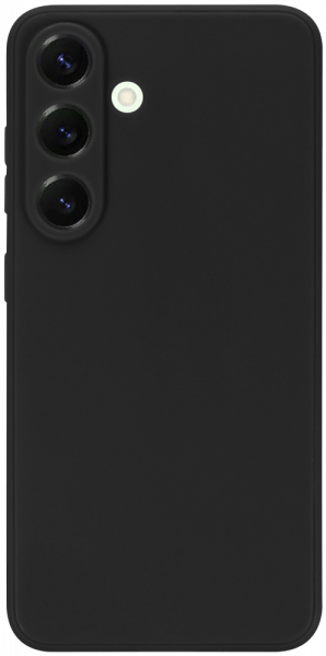 Samsung Galaxy S25 (SM-S931B) szilikon tok kameravédővel matt fekete