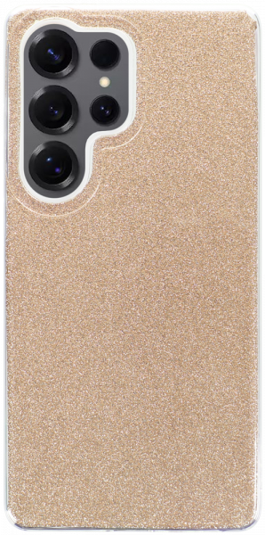 Samsung Galaxy S25 Ultra (SM-S938B) szilikon tok csillogó hátlap arany