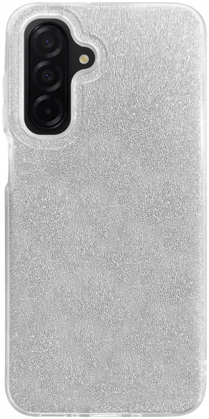 Samsung Galaxy A26 5G (SM-A266B/DS) szilikon tok csillogó hátlap ezüst
