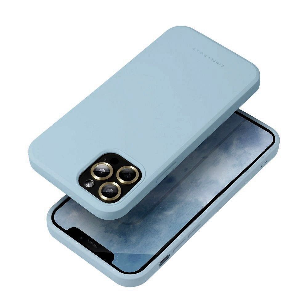 Samsung Galaxy S25 (SM-S931B)  szilikon tok gyári ROAR kameravédővel babakék