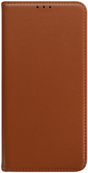Samsung Galaxy S25 Plus (SM-S936B) oldalra nyíló flipes bőrtok valódi bőr barna