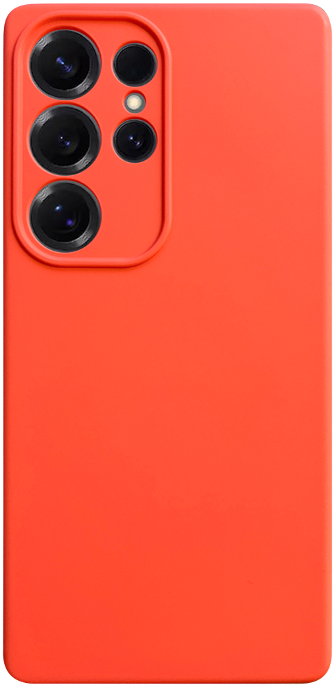 Samsung Galaxy S25 Ultra (SM-S938B) szilikon tok kameravédővel matt barackszínű