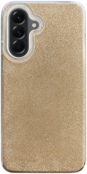 Samsung Galaxy A56 5G (SM-A566B/DS) szilikon tok csillogó hátlap arany