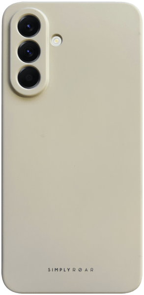 Samsung Galaxy A56 5G (SM-A566B/DS) szilikon tok gyári ROAR kameravédővel púder fehér