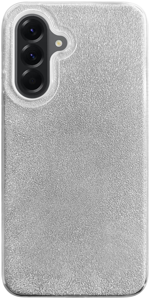 Samsung Galaxy A56 5G (SM-A566B/DS) szilikon tok csillogó hátlap ezüst