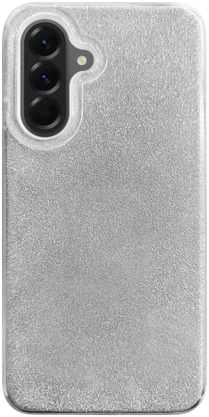 Samsung Galaxy A56 5G (SM-A566B/DS) szilikon tok csillogó hátlap ezüst