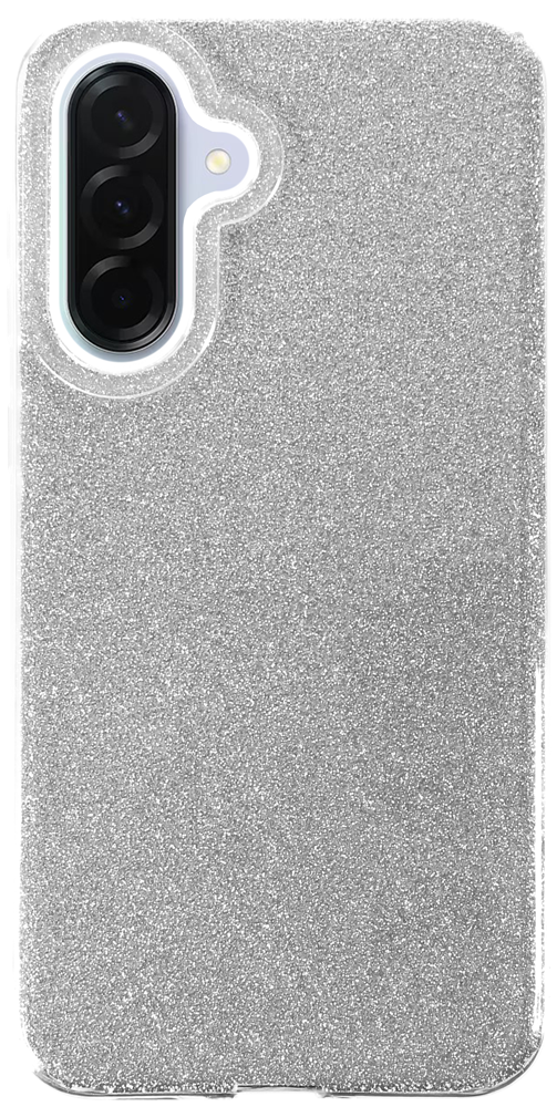 Samsung Galaxy A36 5G (SM-A366B/DS) szilikon tok csillogó hátlap ezüst