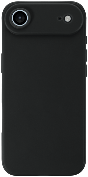 Apple iPhone 17 Air szilikon tok kameravédővel matt fekete