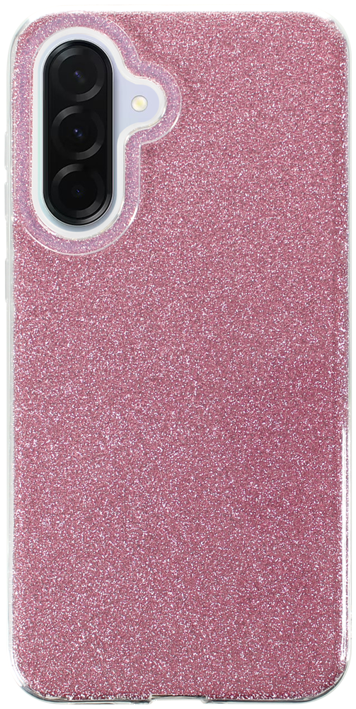 Samsung Galaxy A36 5G (SM-A366B/DS) szilikon tok csillogó hátlap rózsaszín