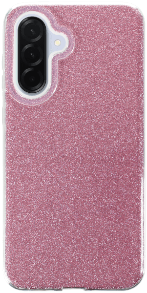 Samsung Galaxy A36 5G (SM-A366B/DS) szilikon tok csillogó hátlap rózsaszín