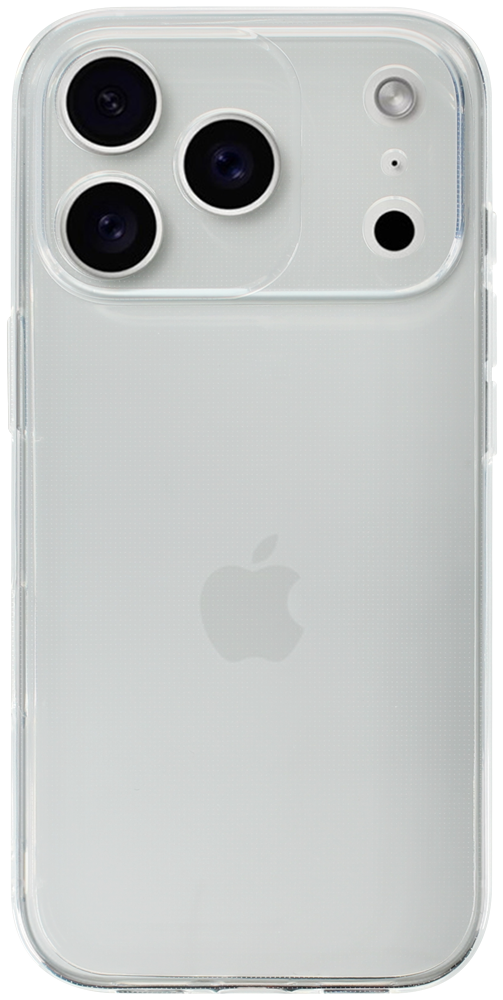 Apple iPhone 17 Pro szilikon tok közepesen ütésálló kameravédővel átlátszó