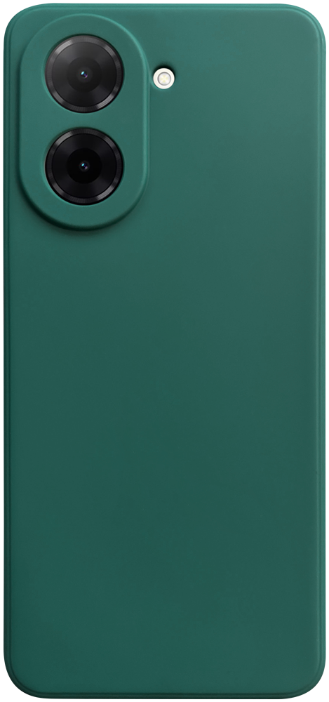 Xiaomi Redmi A5 szilikon tok kameravédővel matt sötétzöld