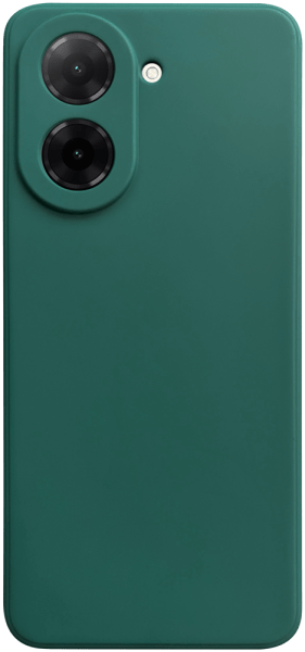 Xiaomi Redmi A5 szilikon tok kameravédővel matt sötétzöld