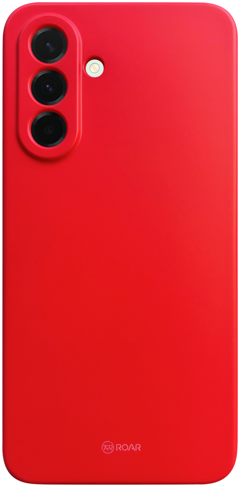 Samsung Galaxy A36 5G (SM-A366B/DS) szilikon tok gyári ROAR kameravédővel piros